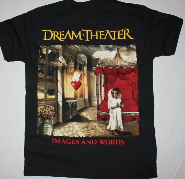 DREAM THEATER IMAGES AND WORD BLACK Black Men S-5XL Shirt