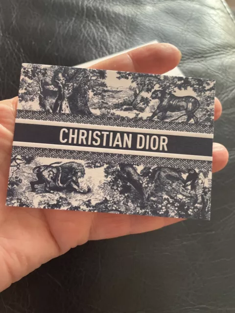 Carte publicitaire - advertising card  -  Christian Dior 3