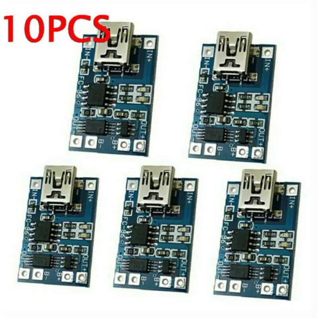 10x TP4056 Micro USB Chargeur Module 5V 1A 18650 Batterie Lithium Charge Tableau 2
