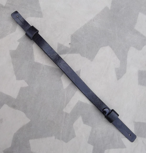 Marine Mützenriemen & Splintknöpfe für Kapitänsmütze Schirmmütze Leder Repro