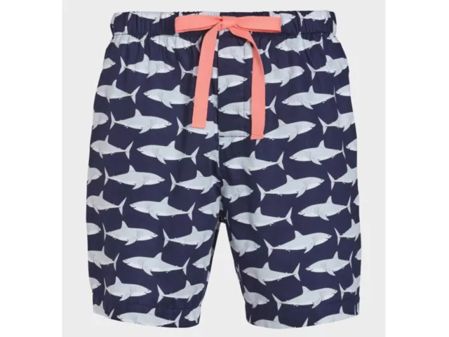 Peter Alexander Men’s Shark Mid PJ Shorts - Size XXXL - BNWT