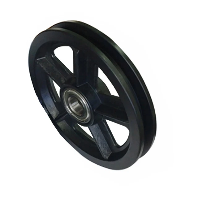 Puleggia porta fienile porta scorrevole binario scorrevole fienile rullo nylon nero