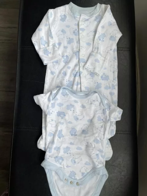 Mother care New baby Baby Grow And Vest Set New Without tags