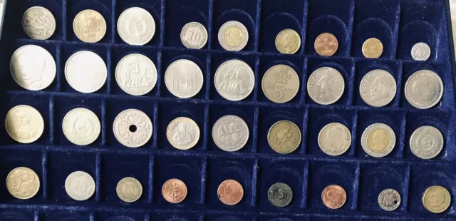 Münzen Konvolut aus Nachlass Numismatik verschiedene Währungen Länder