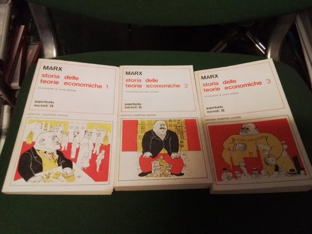 STORIA DELLE TEORIE ECONOMICHE 3 VOLL- MARX - NEWTON COMPTON - 1974,25l23