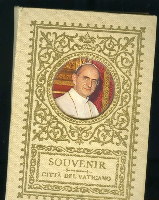 Vatican City Souvenir Folder with Stamps - and coins