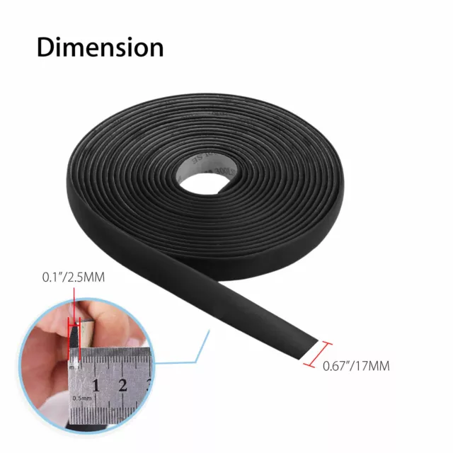 16ft Rubber Weather Seal Strip Molding Edge Trim Car Door Window Protector Guard