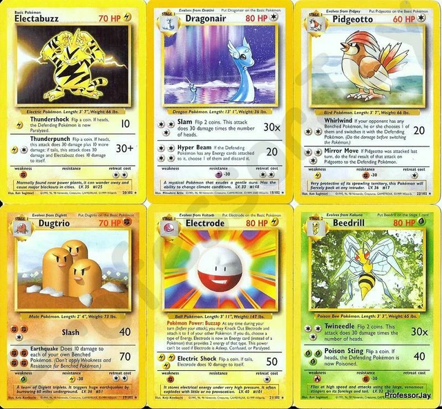 POKEMON CARDS - First GEN BASE SET RARES, PROMOS & TRAINERS TCG OUT OF PRINT 3.99 - PicClick UK POKEMON CARDS - First GEN BASE SET RARES, PROMOS & TRAINERS TCG OUT OF PRINT 3.99 - PicClick UK