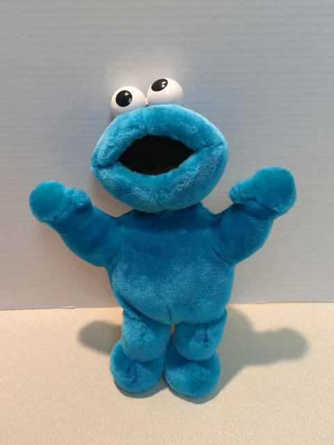 Vintage 2000 Fisher Price Sesame Street Cookie Monster Plush Toy 12"