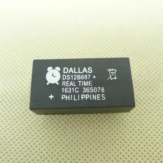 DALLAS DS12B887+ DS12B887 DS12887 Real Time Clock 114Byte RAM x 1PC NEW