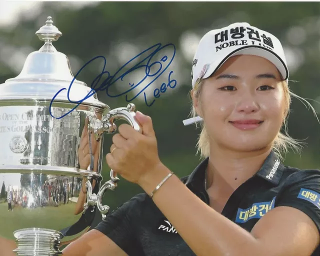 LPGA GOLFER JEONG EUN LEE6 HAND SIGNED 8x10 PHOTO 3 w/COA TOURNAMENT CHAMPION