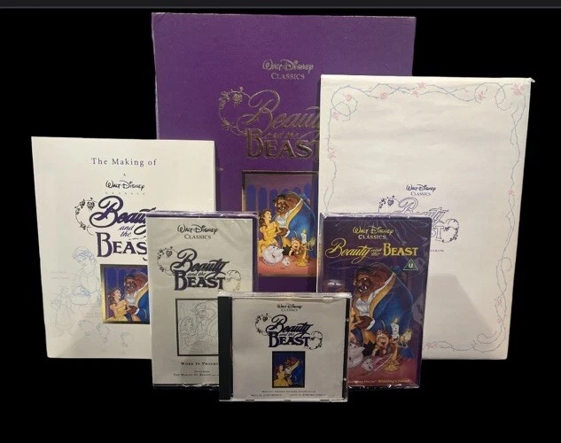 DISNEYS BEAUTY AND The Beast Collectors Deluxe Video Vhs Edition