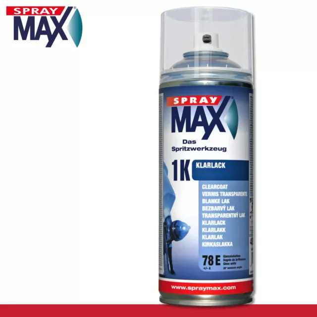 Kwasny Spray Max Decklack Im Sprühdose – Satin Silber LB7Z – 400 Ml Für Holz, Metall, Glas & Mehr – Schnelltrocknend & Kratzfest