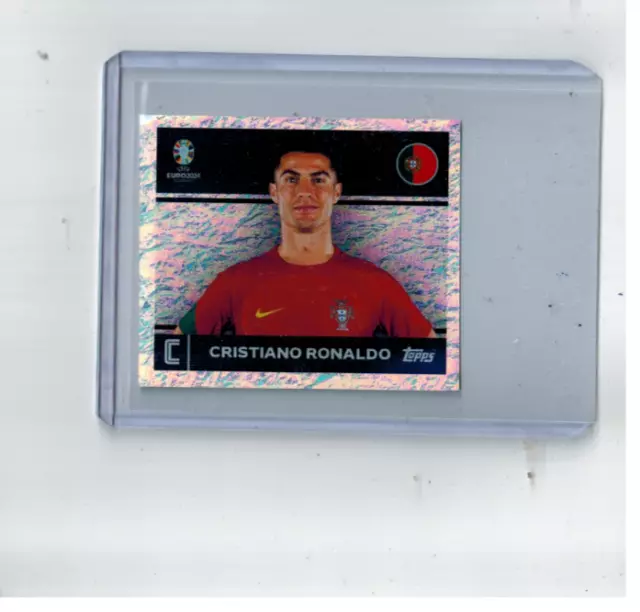 TOPPS EURO 2024 CHRISTIAN STICKER RONALDO FOR 2 MINT CONDITION 1.08