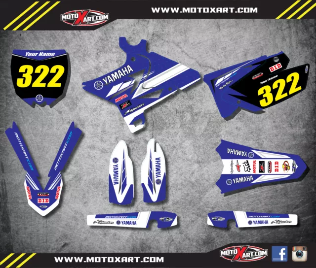 Custom graphics Yamaha YZ 125 250 2008 - 2016 UFO RE-STYLE shape PREMIERE style