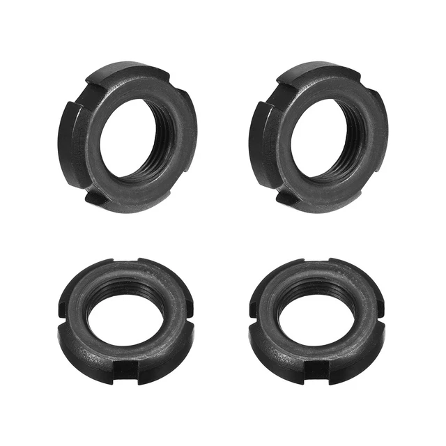 M18x1.5 mm Tuercas Ranuradas Redondas de Retención de Cuatro Ranuras 4 uds