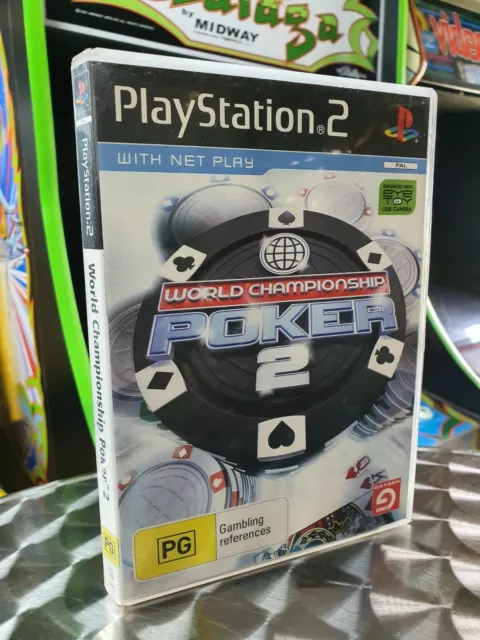 World Championship Poker 2 - Sony Playstation 2 PS2 Game - With Manual