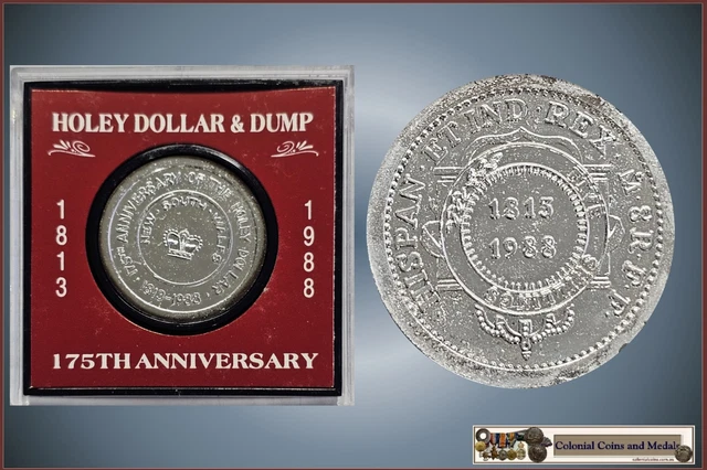 1988 AUSTRALIA 175TH Anniversary Holey Dollar And Dump Token