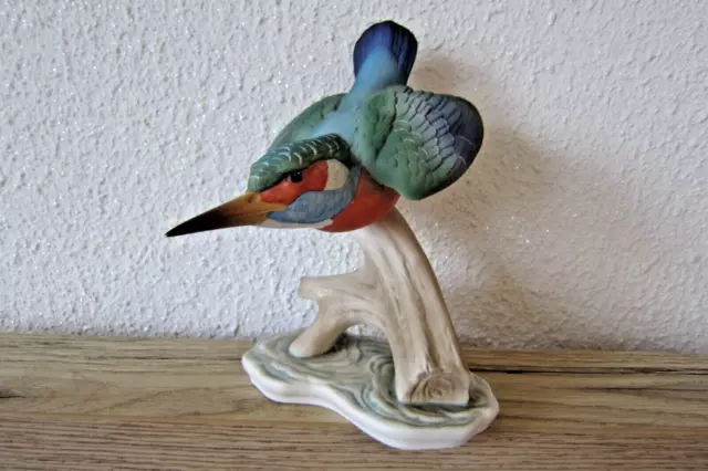 GOEBEL VOGEL EISVOGEL VOGEL DES JAHRES JAHRESVOGEL GROß PORZELLAN FIGUR