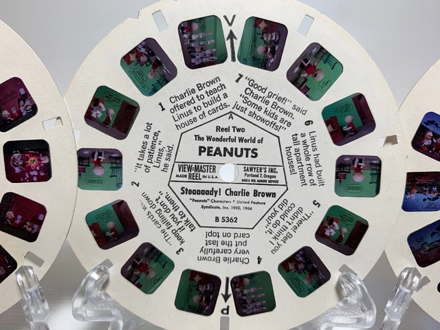 The Wonderful World of Peanuts kids VIEW-MASTER viewmaster reels vintage finder 3