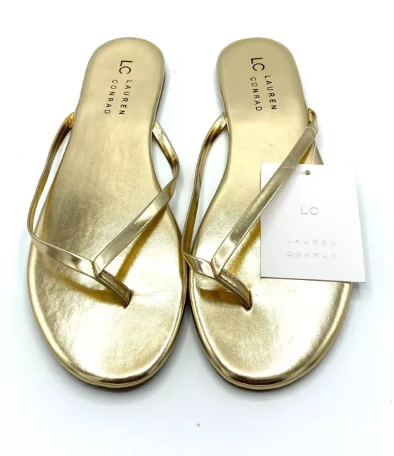 LC Lauren Conrad Honey Women's Flip Flop Sandals Size 7
