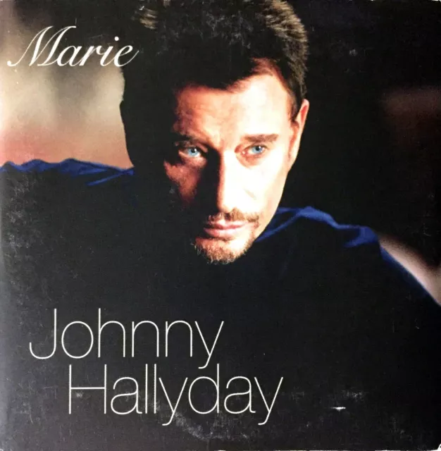 Dvd Video Single Promo Johnny Hallyday Marie Cardboard Sleeve Collector 2002