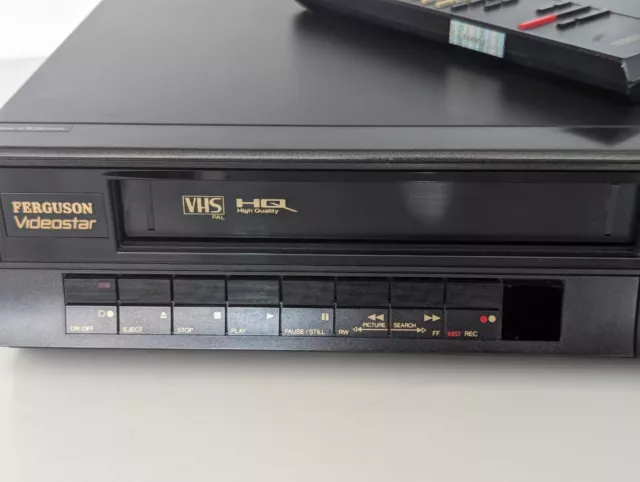 Ferguson Videostar FV 21R Vintage VHS Player/Recorder Made In West Germany Vgc 3