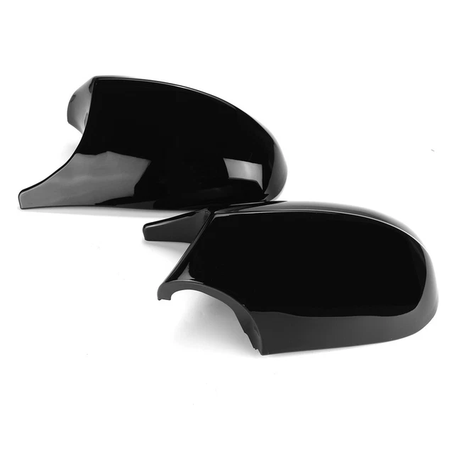Copertura Specchio Tappo Nero Coppia Per BMW E81 E82 E88 2010-13 E90 E91 E92 E93