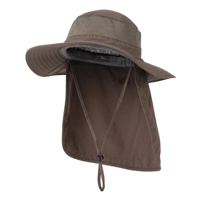 Cappello Safari A Tesa Larga ZLYC - Protezione UV, Regolabile, Per Pesca Ed Escursionismo - Foto 6