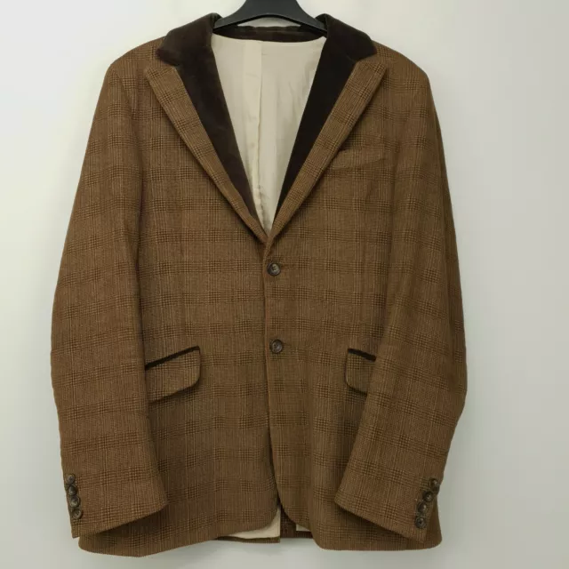 Giacca Blazer Dolce&Gabbana Uomo Vintage 34/48 Adatta UK 40 - Marrone Medio Originale