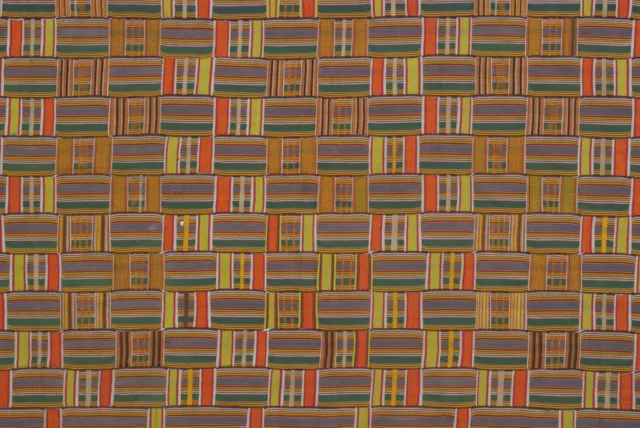 Rare Old Kente Ewe Volta African Ghana handwoven cloth textile interior design