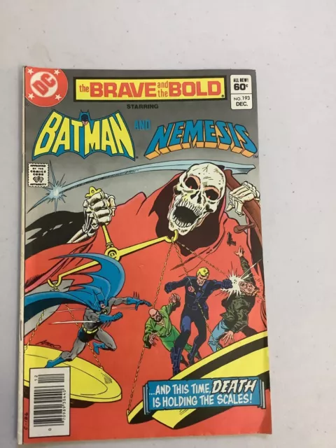 The Brave and the Bold Vol 1 #193 December, 1982 DC Comic Book By Cary Burkett