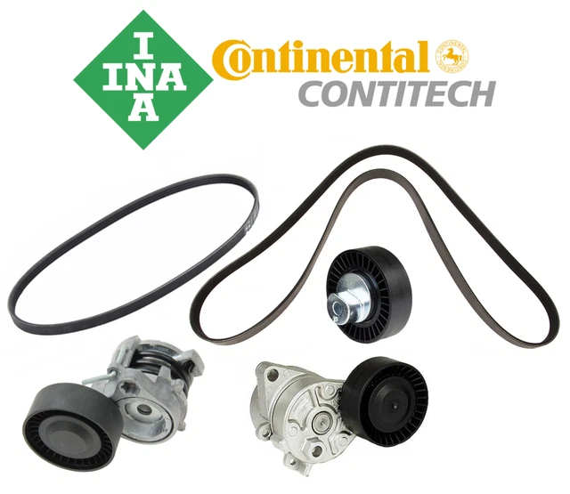 BELT TENSIONER ALTERNATOR AC Idler Pulley Belt Kit OEM for BMW E46 E39