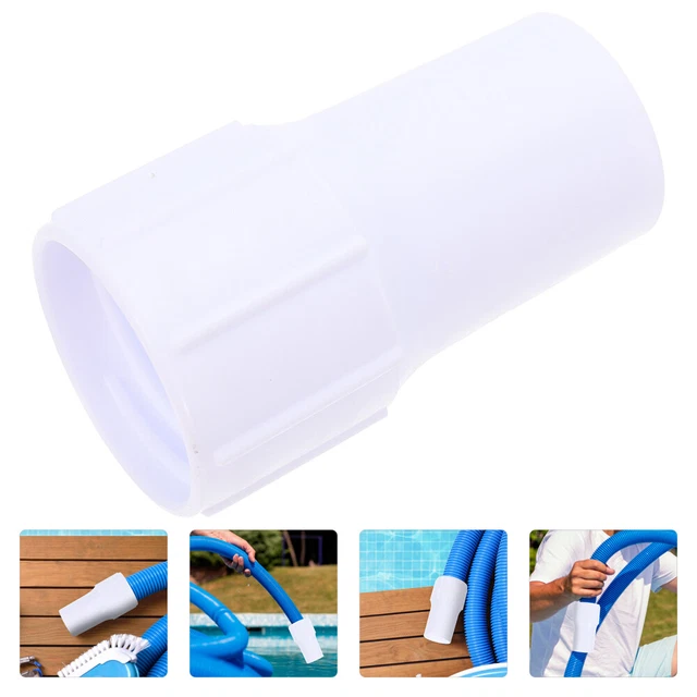 Rubinetti piscina pulizia piscina polsino tubo sottovuoto per piscina bianco
