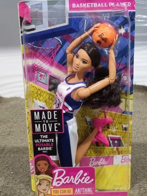 Barbie Made to Move Yoga Doll Flexible Childrens New Kids Toy Mattel