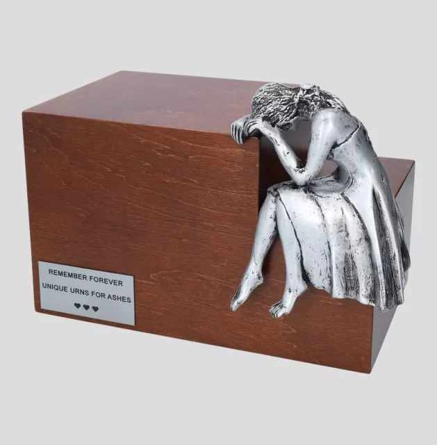 Modern ashes casket Unique Memorial Cremation Urn Artistic Sculpture urn GRIEF