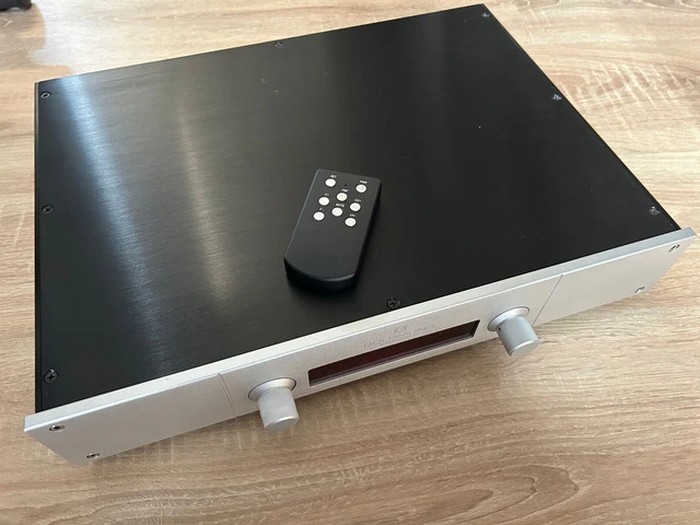 Preamp Gehäuse Case Hifi Diy inkl. 128 Step Volume Control (Goldmund Case)
