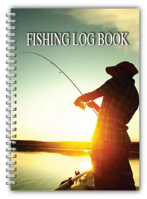 A5 Daily Fishing Log Book/Diary/Standard Birthday Dad Fathers Day Gift 01