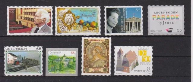 Österreich aus 2010 postfrisch Marken Lot 4 siehe Bild