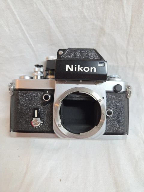 MINT] NIKON F2 Eye Level Silver Body 35mm Film Camera From JAPAN