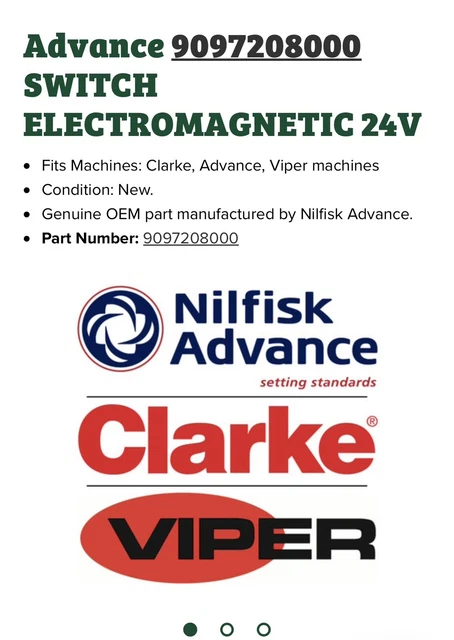 9097208000 Advance Electromagnetic Switch