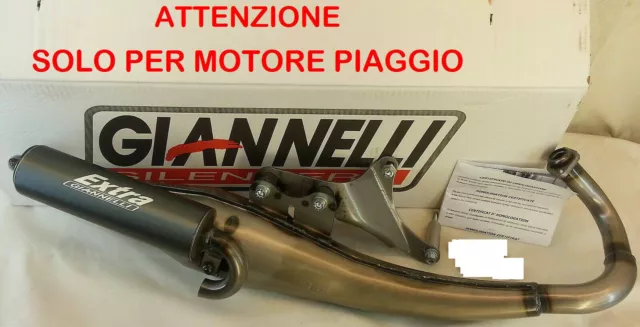 marmitta GIANNELLI espansione EXTRA V2 APRILIA SR -SCARABEO 50 MOT.PIAG. 31644P2