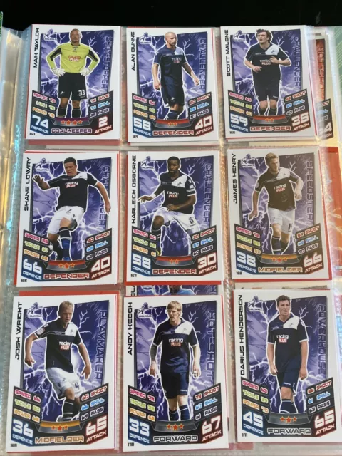 MATCH ATTAX CHAMPIONSHIP 2012/2013 12/13 CARD SET of 9 + MANAGER CARD by  TOPPS