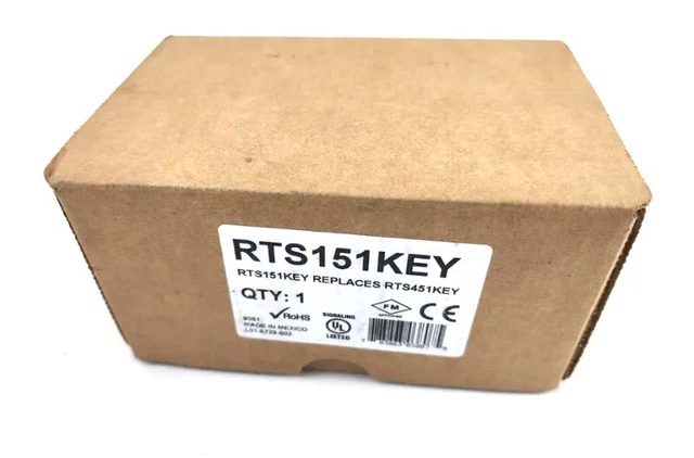 SYSTEM SENSOR RTS451KEY Remote Test Station, Key Switch $46.67