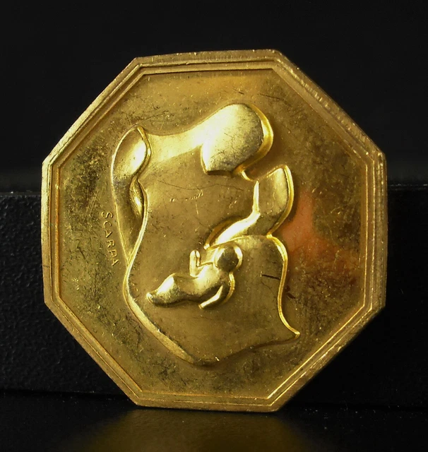 MEDAL TOKEN GREETING c1970 An New Allegorie New Year Birth Mother ...