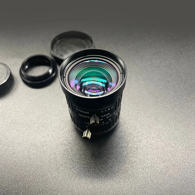 PRIME LENS 5MP FL8mm Industrial Test Camera CMount Machine Vision Lens