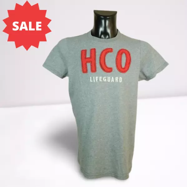 - Camiseta Hollister hombre algodón talla M gc **