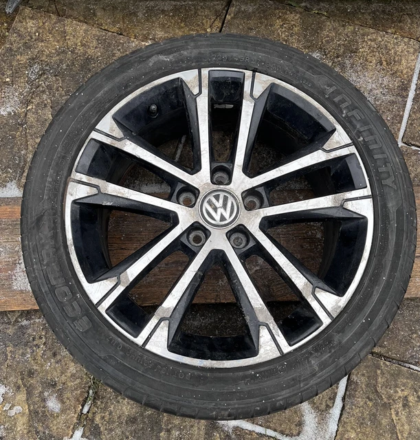 GENUINE VW GOLF MK7 R LINE GTD 1x SINGLE 17” ALLOY WHEEL RIM