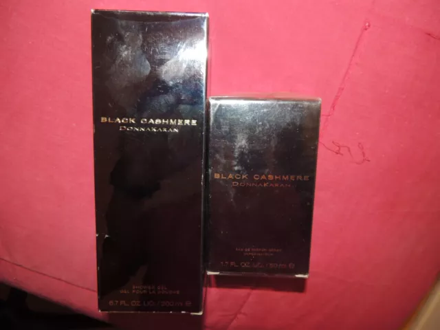 Black Cashmere Donna Karen 1.7 Fl. Oz. Eau De Parfum Spray & Gel