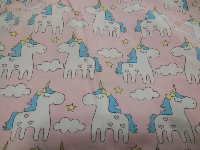 IBraFashion Toddler Girl's Unicorn Pink 100% Cotton Pillowcase 12x18